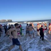 A scene from last year's Boxing Day swim in Cromer
