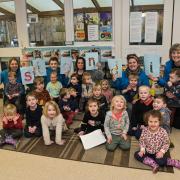 Youngsters and staff at Suffield Park Nursery in Cromer, which has just been rated Outstanding by Ofsted.