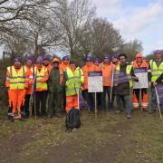 Striking Serco refuse collectors, street cleaners and maintenance staff in Aylsham