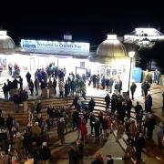 People weve evacuated from Cromer Pier Picture: Supplied