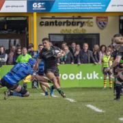 Action from the Canterbury v Vikings game