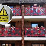 Residents at Saxon Court in North Walsham are calling for compensation from their housing provider Flagship after being left without a lift for a week