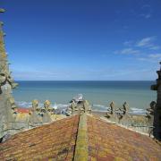 A view from the roof of Cromer's parish church