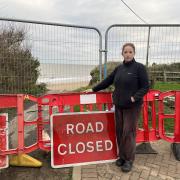 Happisburgh resident Nicola Bayless fears her Beach Road home could soon be lost to the sea