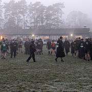 The scene after Holt Rugby Club's 1st XV game