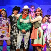 The panto cast at dress rehearsal