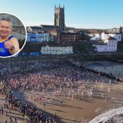 A record number of people took part in the Cromer Boxing Day Dip - which raised £2,500 for charity.