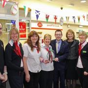 North Norfolk MP Duncan Baker, who worked as a sub-postmaster for half a decade in Aylsham and Holt, winning an award for the Aylsham Budgens Post Office at the 2015 Retail Industry Awards