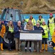 Sheringham & Cromer Roundtable have donated New Year's Day Dip profits to Sheringham Lifeboat Station