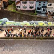 Sheringham Art unveiled a 95-foot-long (29m) mammoth mural at the town’s East Promenade last week - and has now revealed its latest project