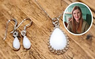 Cat Warrington is the owner of Liquid Jewels, which creates jewellery using breast milk, in South Walsham.
