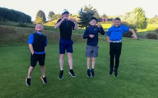 Rookie players at the Royal Cromer Golf Club