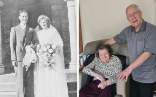 Marie and John Brooks, from North Walsham, are about to celebrate their platinum wedding anniversary