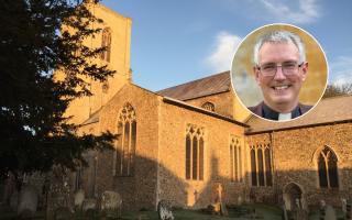 Revd Andrew Whitehead, the vicar at St Agnes church in Cawston, Norfolk, has raised almost £1,000 for Sue Lambert Trust with his 24-hour silence